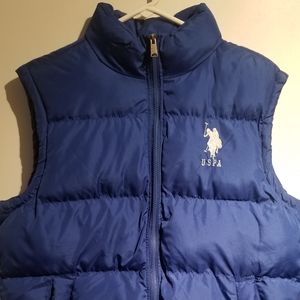 MEN'S PUFFER U.S. POLO VEST SZ. MEDIUM